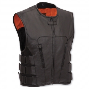 MEN LEATHER VEST